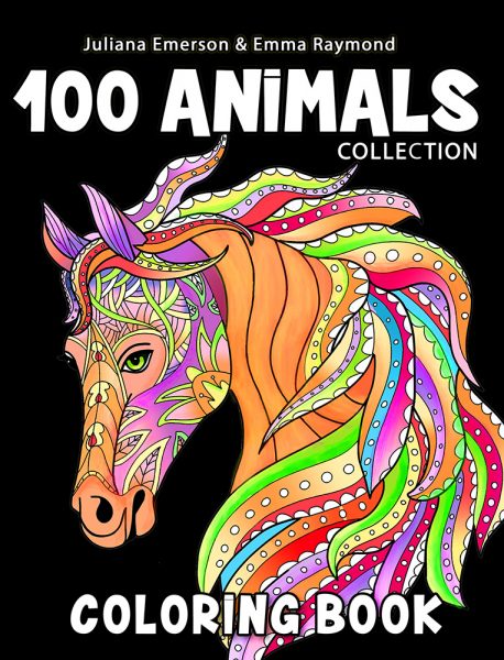 100 Animals: A Coloring Book Collection – Coloring Books